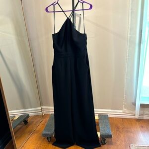 BCBG black jumpsuit with pockets